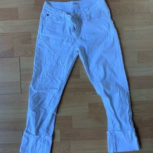 hudson white jeans